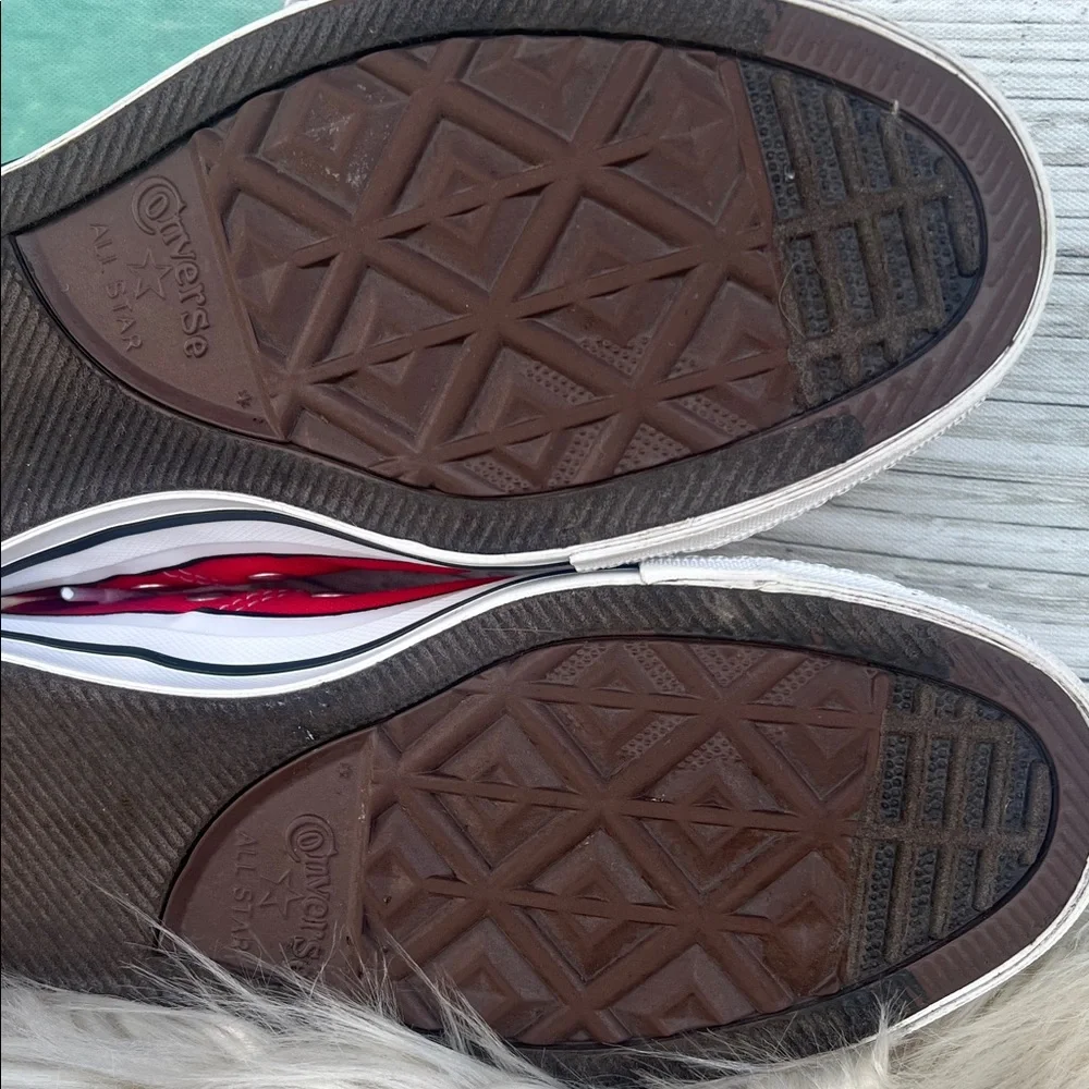 Women’s Converse Classic Red Canvas Sneakers - Picture 9 of 12